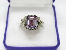 Vintage Russian Sterling Silver 925 Ring Alexandrite , Women's Jewelry Size 7.75 picture