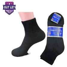 3-12Pairs Diabetic Ankle Socks Men & Women Circulatory Health Quarter Socks 9-15 picture