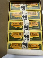 Vintage Marigold Rolling Papers King Wheetstraw Size Unused Full Box 