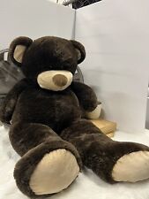 Jumbo Hug Fun International Teddy Bear 37in Dark Brown Stuffed Animal Plush Toy  picture