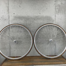 Vintage Campagnolo Italian Thread Wheel Set 700c Campy Omega 19 Rim 36 36h Hoop picture