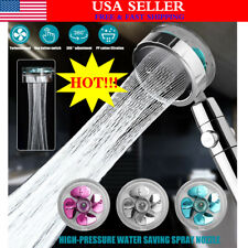 2022 Handheld Propeller Turbo Fan Hydro Jet Spinning Shower Head High Pressure！ picture