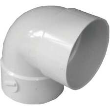 IPEX Canplas 3 In. SDR 35 90 Deg. PVC Sewer and Drain Short Turn Elbow (1/4 picture