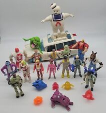 1980's Ghostbusters Lot Figurines Accessories Slimer Puft Marshmallow Man Ecto 1 picture