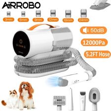 12000Pa Pet Grooming Kit & Vacuum,Professional Grooming Clipper Tools AIRROBO picture