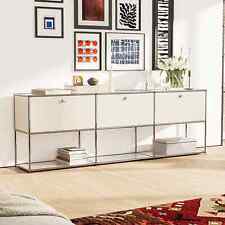USM Haller Style Modern Storage Cabinet Free-Standing Storge Shelf Living Room picture