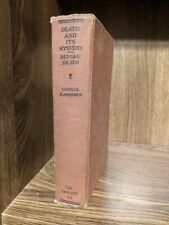 Antique 1921 Death And Its Mystery Before Death Proofs of the Existence of Soul picture