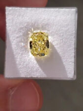 10Ct CERTIFIED Natural Yellow Diamond Radiant Cut D VVS1 +1 Free Gift picture