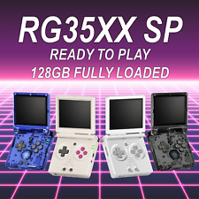 RG35XXSP Flip Handheld Game Console with Samsung 128GB Ready to Play - US Seller picture