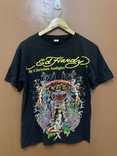 Vintage Ed Hardy By Christian Audiger Rare 90's Unisex Tshirt Size S-5XL KH4283 picture