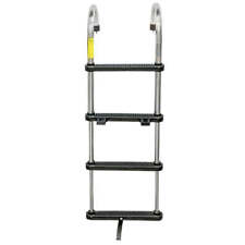 735880 Telescoping Stainless Steel 4-Step Pontoon Ladder picture