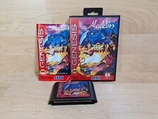 TESTED Disney's Aladdin (Sega Genesis, 1993) CIB Complete Authentic  picture