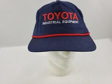 Vintage Toyota Industrial Equipment Hat Cap Snapback picture