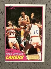 1981-82 Topps Magic Johnson #21 NM-MT OC Vending 2nd Year/ Solo Rookie Card RC picture