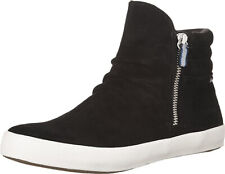 Keds Women's Midtown Zip Suede WX Sneaker, Black, 7.5 M US picture