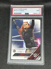 2016 Becky Lynch Topps WWE ROOKIE CARD Rc #5 The Man PSA 9 MINT picture