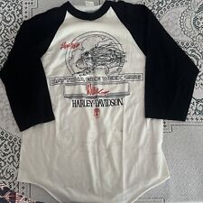VINTAGE - Harley Davidson Daytona bike Week 1986 T Shirt picture
