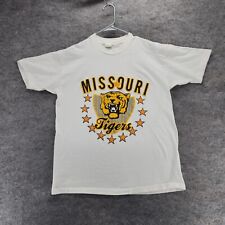 Vintage Missouri Tigers Mizzou Shirt Mens XL Logo 7 Short Sleeve White picture