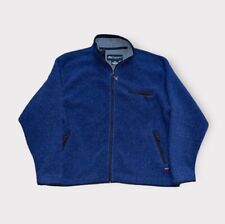 Vintage Outersport Fleece Jacket Adult Large Blue Full Zip Outer Tech OT 2000 picture