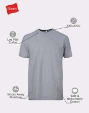 Hanes T-Shirt 6-Pack Men's ComfortSoft TAGLESS Crewneck Short Sleeve Tee Value picture