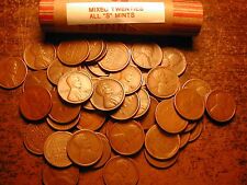 LINCOLN WHEAT CENT PENNY ROLL mixed twenties ALL 