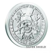 Pieces of Eight A Predator World Silver Shield 1 oz Silver PIRATE Round IN STOCK picture