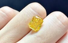 Natural Diamond 2ct Yellow colour radiant Cut VVS1 Loose Gemstone picture