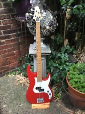 Samick GREG BENNETT CORSAIR Candy Apple Red Bass 4Strg  CR-1R Looks&plays great picture