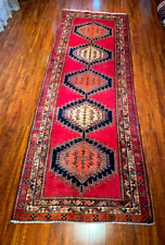 Exquisite 1950's Authentic Vintage Mint Hand Made Knotted Runner 10' x 4' ft picture