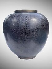 Chinese Brown Cloisonné Monochrome Jar/vase Authentic Antique 7”H picture