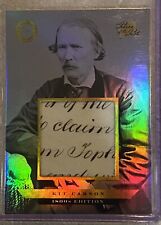 2024 PIECES OF THE PAST 1800’S KIT CARSON HAND WRITING RELIC   picture