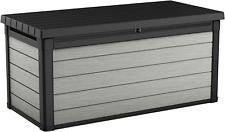 Keter Denali 150 Gallon Resin Large Deck Box-Organization and Storage for Patio  picture