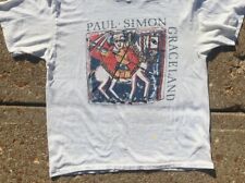 Vintage Paul Simon Graceland Shirt Short Sleeve White Unisex shirt cool new picture
