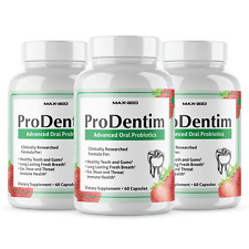 Prodentim for Gums and Teeth Health Prodentim Dental Formula 60 Capsules 3 Pack picture