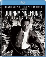 JOHNNY MNEMONIC IN BLACK AND WHITE New Blu-ray Keanu Reeves Dolph Lundgren picture