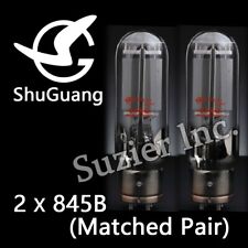 2pcs ShuGuang 845B HIFI Vacuum Valve Tube 845 Amplifier Matched Pair New Version picture
