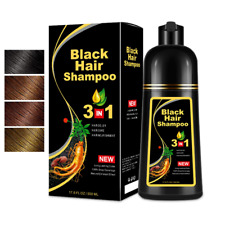Hair Dye Shampoo 3 in 1 Hair Shampoo Instant Hair Dye Herbal Ingredients Gift US picture