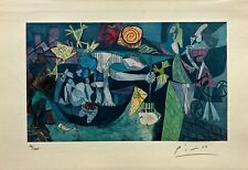 Pablo Picasso, Orig. Print Hand Signed Litho with COA & Appraisal of $3,500% picture