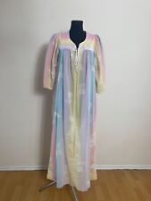 VTG Evelyn Pearson women’s long multi colour night gown size S picture