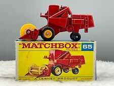 1960's Moko Matchbox #65c Claas Combine harvester,N,Mint Boxed all orig,N.O.S picture