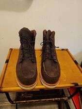 RED WING Mens 2440 TRACTION TRED LITE 6-INCH WATERPROOF SAFETY TOE BOOTS Sz 13 picture