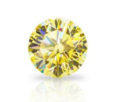 2 Ct CERTIFIED Natural Diamond Round Yellow Color Cut D Grade VVS1 +1 Free Gift picture