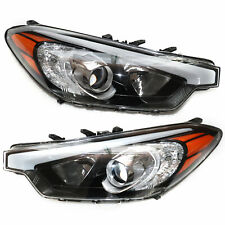 Pair For 2014 2015 2016 Kia Forte Headlights Halogen Headlamps Right & Left Side picture