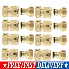 3/4 Garden Water Hose Quick Connector Fit Brass Male Female Connect Fitting picture
