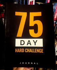 75 DAY HARD CHALLENGE journal : A Workout Diet exercise Book Andy Frisella picture