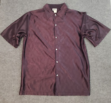 street culture button up shirt vintage men's large 100% polyester clubbing/rave picture