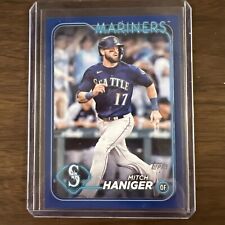 2024 Topps Series 2 blue border Parallel #382 Mitch Haniger Mariners picture
