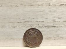 1864 2 Cents US Bronze Coin picture