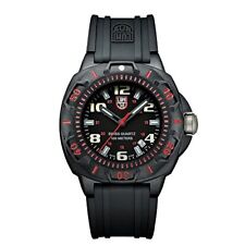 LUMINOX Men's XL.0215.SL Sentry 0200 Black Dial With Red Markings Watch $345 NEW picture