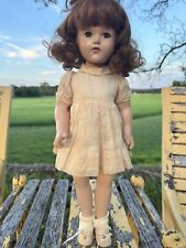 Vintage Anne Shirley Effanbee Doll Composition Sleepy Eyes Wig Hair 21inc picture